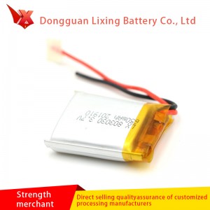 Nhà sản xuất cung cấp pin lithium siêu mỏng 803030-650MAH 3.7V, pin đặc biệt cho các sản phẩm Walkman vàngười lớn